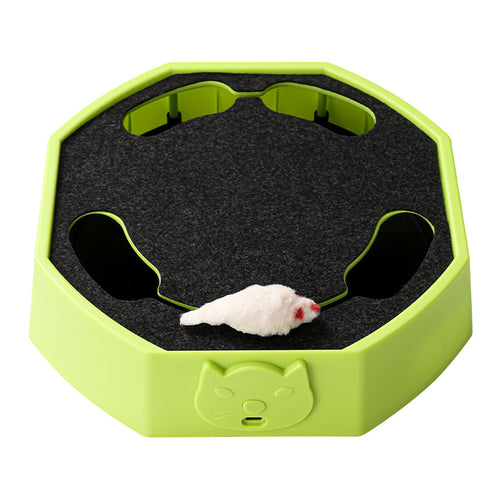 Interactive Mole-catching Turntable Toy for Cats & Dogs